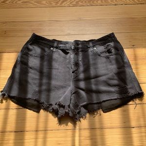 Aerie Distressed Daydream Denim Shorts